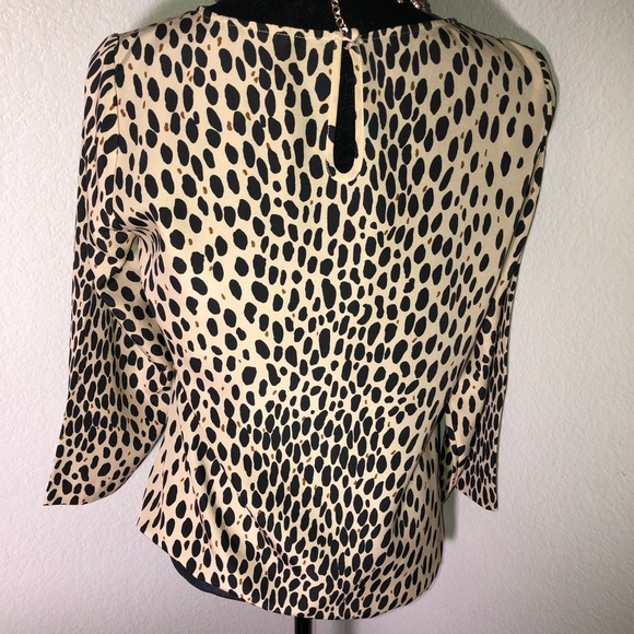 J.‎ Crew Leopard Print Scoop Neck Blouse Animal - Picture 5 of 8